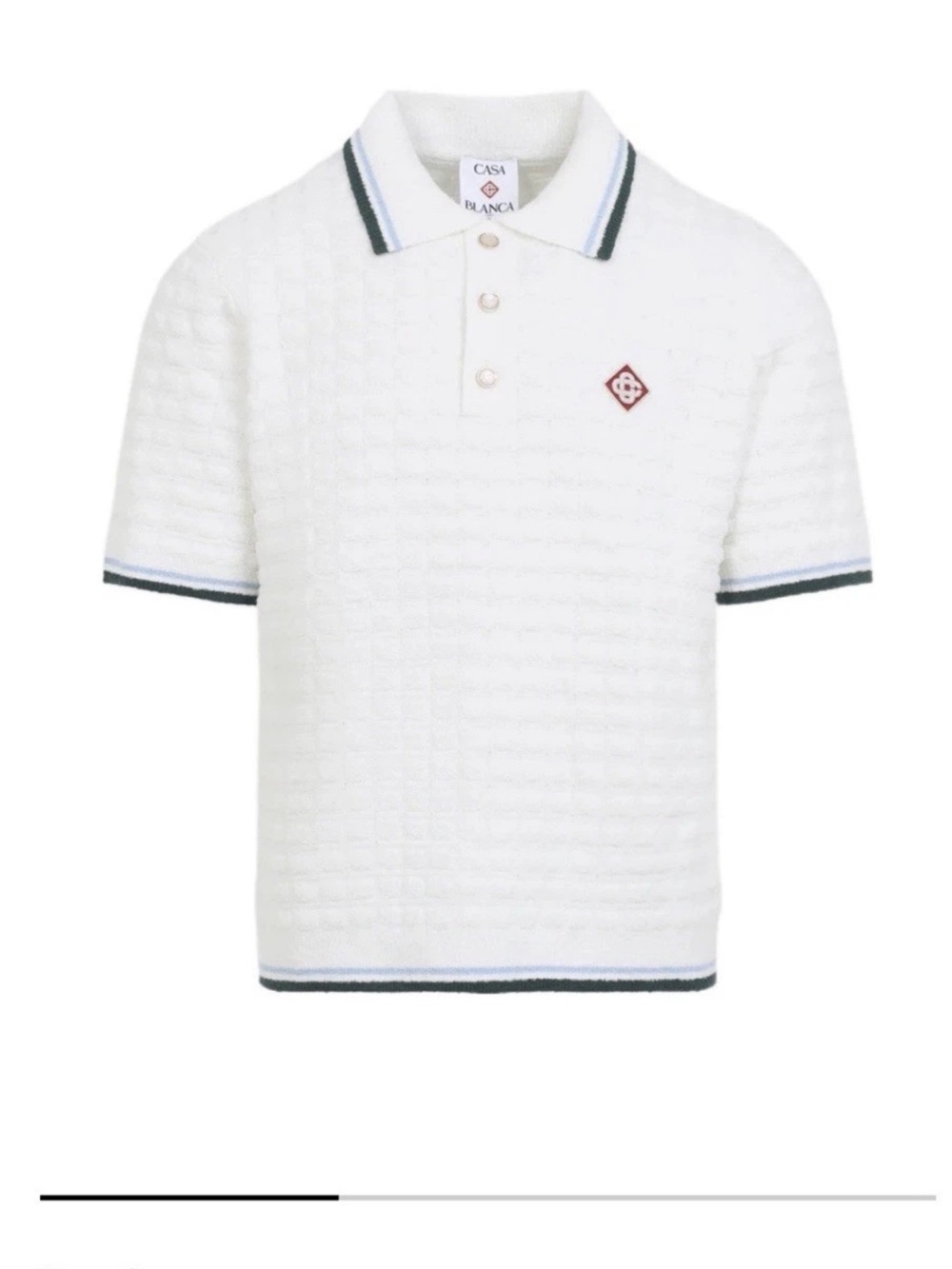 BNWT Casablanca Short-Sleeve Polo Shirt Medium.